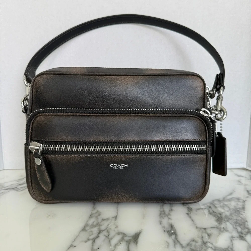 Coach Dakota Crossbody Bag Glovetanned Loved Leather Brown w/ box, NWT